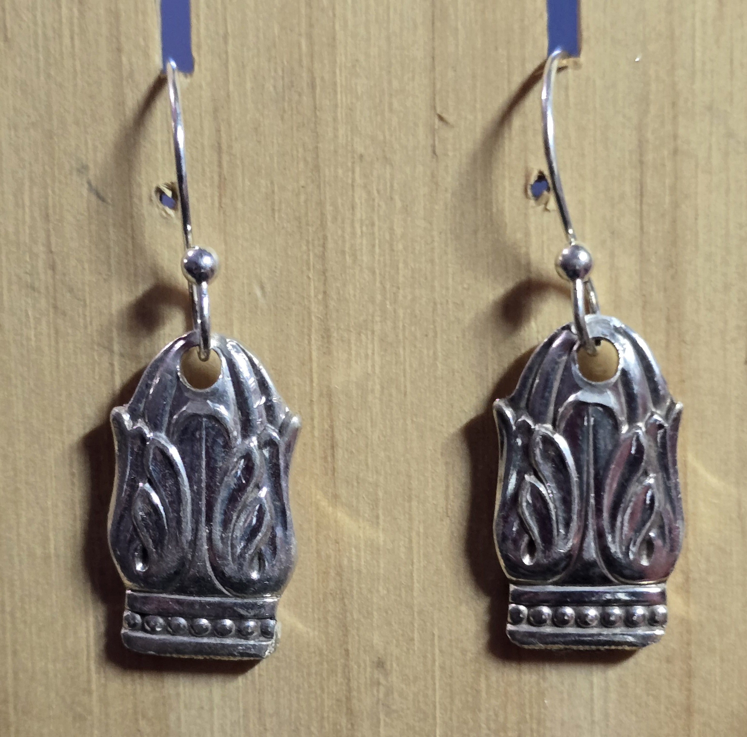 Danish Princess Silverware Earrings