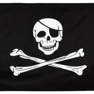 Black Bellamy Pirate Flag