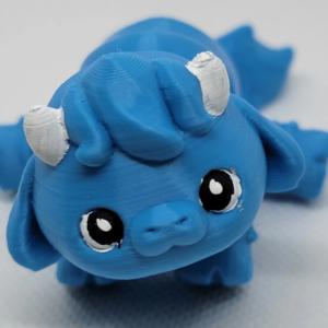 Highland Cow - Articulated Flexi 3D Print - With or Without Wings