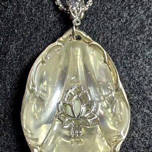 Lotus Glow Spoon Necklace