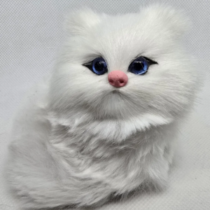 Sitting Kitty - Simulated Fur Companion