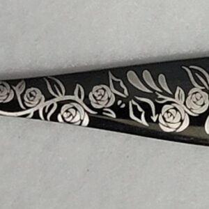 Skull Print Stainless Steel Black Pattern