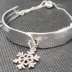Snowflake & Stars Stainless Steel Bracelet