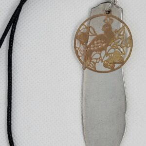 Partridge Silverplate Knife Pendant