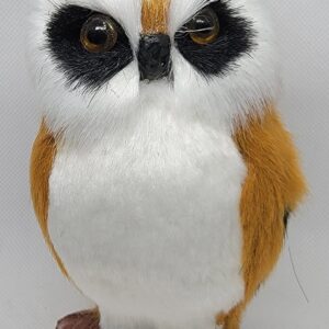 Large Owl Simulated Fur Companion