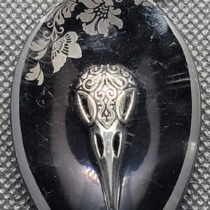Night Raven Spoon Bowl Pendant