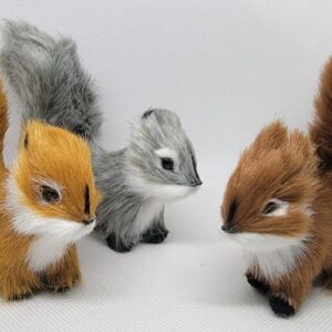 Squirrel Simulated Fur Companion