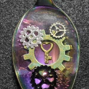 Steampunk Heart Spoonbowl Pendant