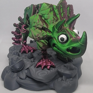 Triceratops Skeleton - Articulated Flexi 3D Print