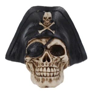 Pirate Skull Statue