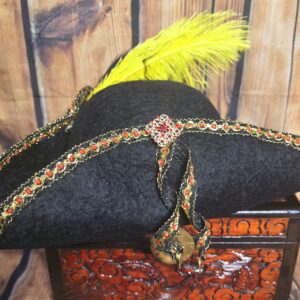 Black Night Watch Pirate Hat